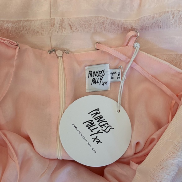 Princess Polly Molina Mini Dress with Frayed Stitching and Adjustable Straps - Picture 4 of 4